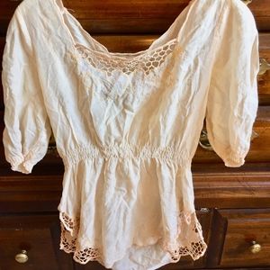 Cream/White Forever21 Top